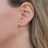 Mystic Evil Eye Huggie Hoop Earrings