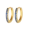 Mystic Evil Eye Huggie Hoop Earrings