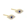 Mystic Evil Eye Huggie Hoop Earrings