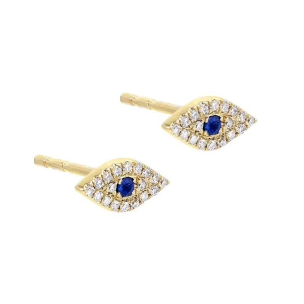 Mystic Evil Eye Huggie Hoop Earrings