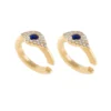 Mystic Evil Eye Huggie Hoop Earrings