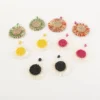 Sunflower Bloom Boho Floral Earrings