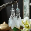 Sc1c27c8929cd419fa24596566c6ade1cm.webp Boho Feather Earrings with Vibrant Gemstone Accents