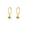 Mystic Evil Eye Huggie Hoop Earrings