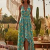 Sc39d607a459c427cae1572ba0aca3ffdz.webp Floral Maxi Dress with Elegant Deep V-Neck and Ties