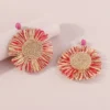 Sunflower Bloom Boho Floral Earrings