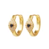 Mystic Evil Eye Huggie Hoop Earrings