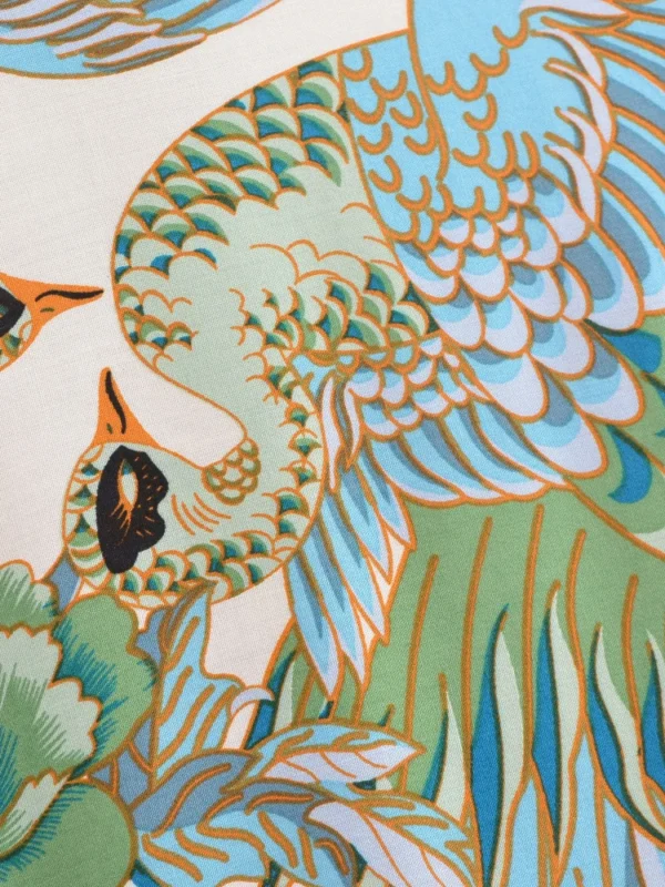 Boho Kimono with Vibrant Floral Print and Tie Detail