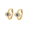 Mystic Evil Eye Huggie Hoop Earrings