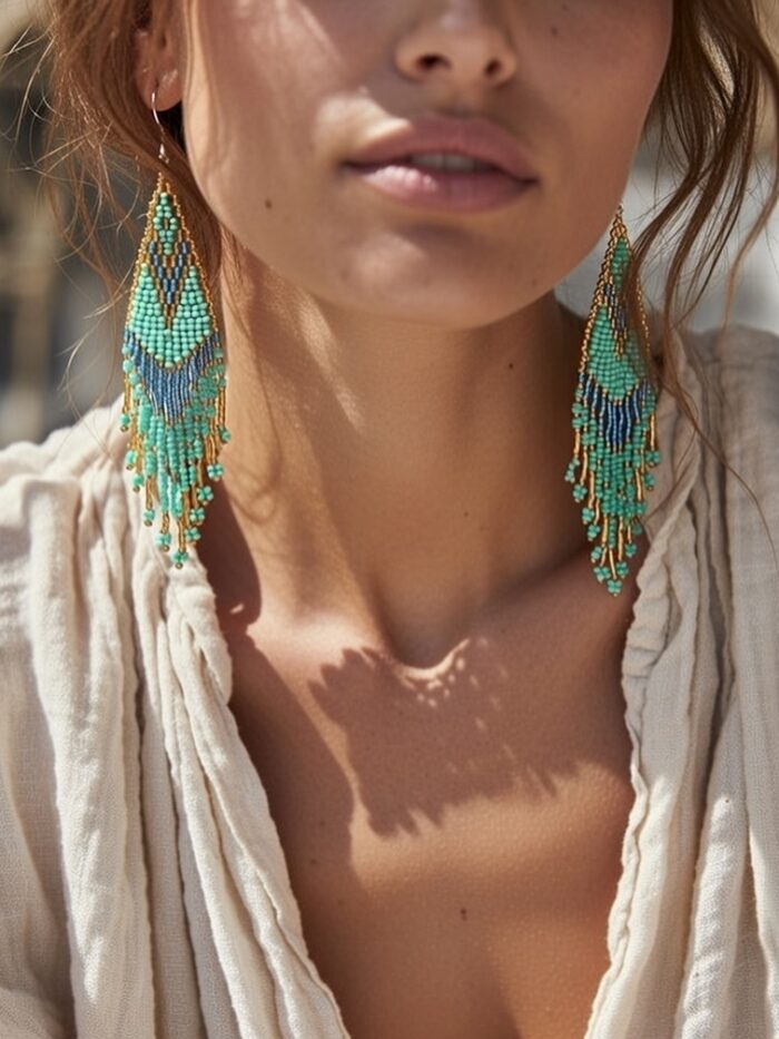 Spirit Flow Fringe Boho Earrings