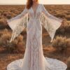 1. spirit_sagebrush_steppe_golden_hour (2) Desert Romance Fringe Lace Wedding Dress