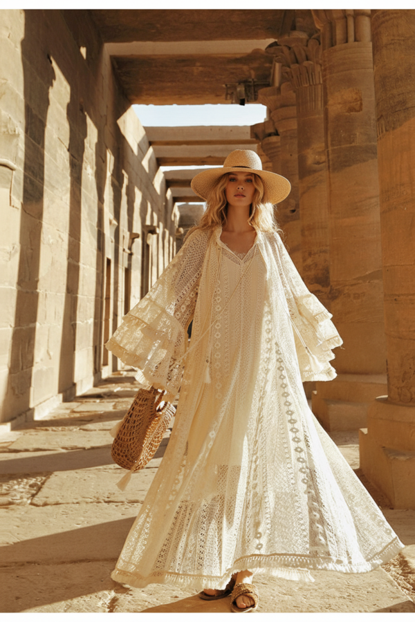 12_swapped Desert Muse Whimsical Tiered Ruffle Bell Sleeve Lace Maxi Dress
