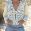 1_cleaned Shoreline Daydream Handmade Boho Crochet Cardigan