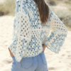 2_cleaned Shoreline Daydream Handmade Boho Crochet Cardigan