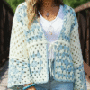 3_cleaned Shoreline Daydream Handmade Boho Crochet Cardigan