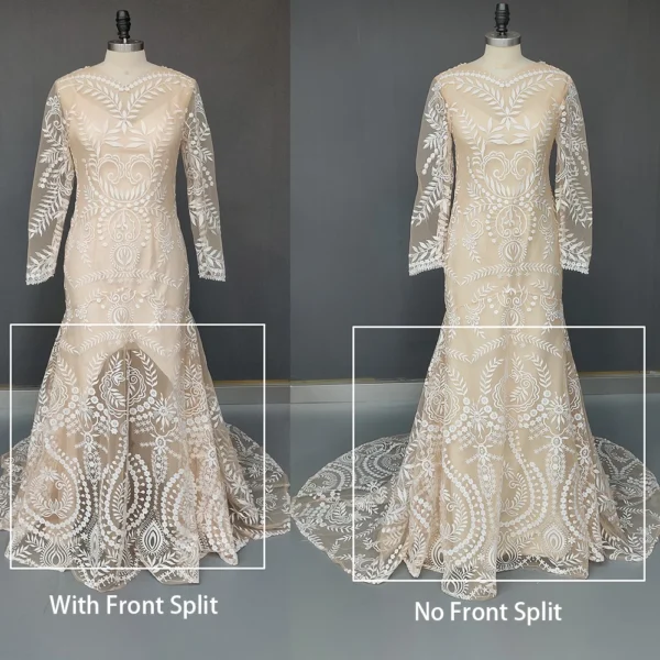 H053f5ea42086451cb0adbd2efc8dd2c5k.webp The Folklore Gown — Boho Long Sleeve Lace Wedding Dress