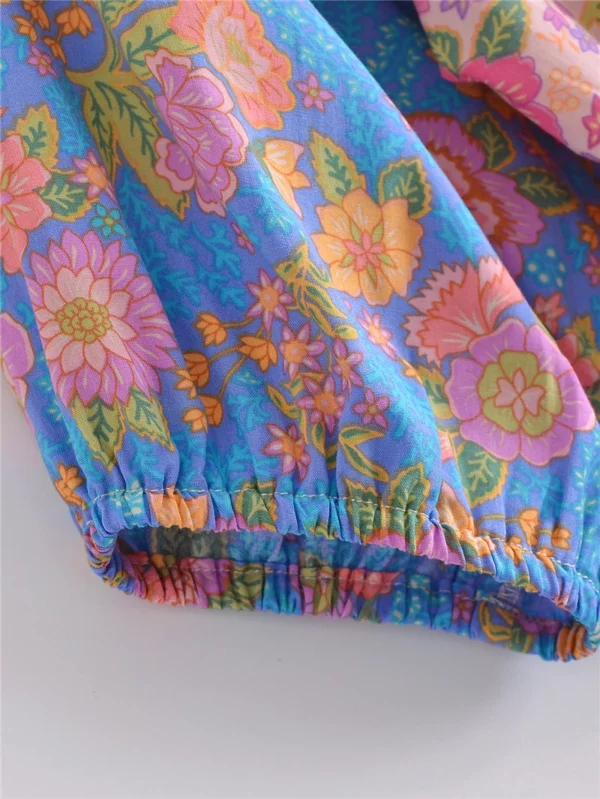 H0a3ad1ca10cc42f1b5fb02f9eb1fd6a2x.webp Wanderlust Tie-Neck Floral Peasant Maxi Dress