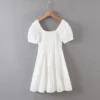 H134e226a0bdb4fa5866120c4f04017ef4.webp Sunkissed Embroidered White Dress with Corset Lacing