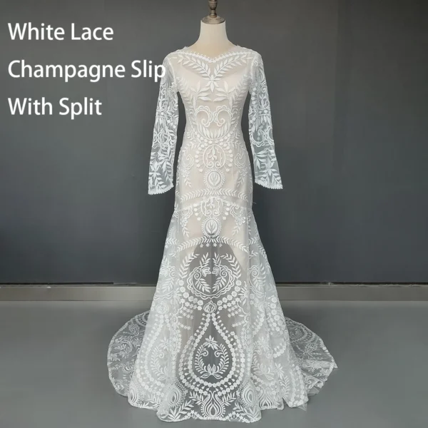 H1c25cae171dc40cfbc2ba562ad8dc5e1r.webp The Folklore Gown — Boho Long Sleeve Lace Wedding Dress