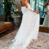 H1c776a5e369b4f419478b6605e00d392H.webp Isla Lace Off Shoulder Two Pieces Wedding Dress