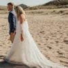 H2a16106bbe59414d8c1fda599817ccd1G.webp Isla Lace Off Shoulder Two Pieces Wedding Dress