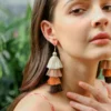 H2ebf057b210a42c3b3485bf32778e620a.webp Boho Tiered Tassel Statement Earrings