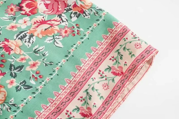 H494251fc7cd9490491fb9c68abffb646X.webp Boho-Chic Ditsy Floral Tiered Maxi Dress with Ruffle Puff Sleeves