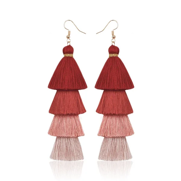 H54edb3f327d74fbd9f8e4e076003666eu.webp Boho Tiered Tassel Statement Earrings