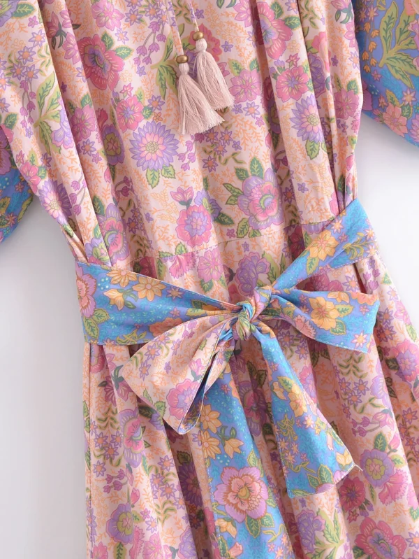 H55673bc22fe04232827a2571cdb78079E.webp Wanderlust Tie-Neck Floral Peasant Maxi Dress