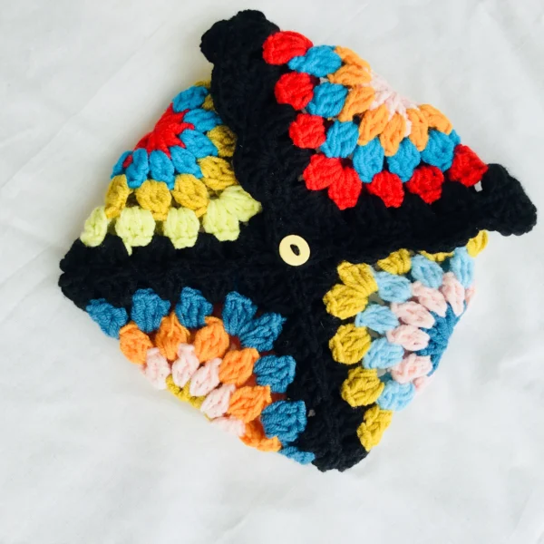 H738bbbcb7a6f4ae888e261ae0a103e0cJ.webp Colorful Granny Square Crochet Purse