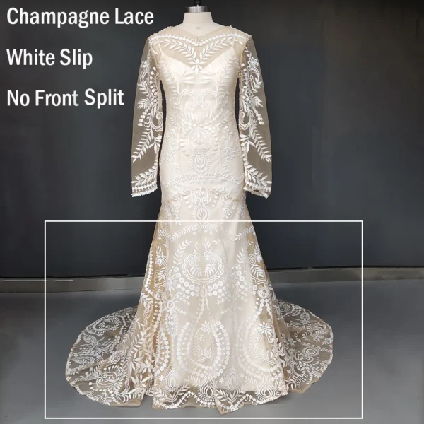 H76b7d8ff0c884d94ab846aa4d2a3c510T.webp The Folklore Gown — Boho Long Sleeve Lace Wedding Dress