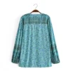 Ha9ae88e203794daf98048b986eb525274.webp Rhapsody Button-Down Boho Floral Blouse with Tassel Ties