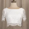 Hb552cbdea8b0415f9ce18cdfcefaa5a6y.webp The Primrose Set — Lace Crop Top Wedding Dress with Short Sleeves – Spirit & Rebel