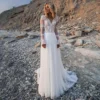 Hc4161fb22127428bb0c01eed6b432b35P.webp Celestial Sands Long Sleeve Lace Gown