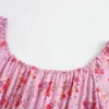 Hed3d9b569a8c4a51a884887581964717q.webp Boho-Chic Ditsy Floral Tiered Maxi Dress with Ruffle Puff Sleeves