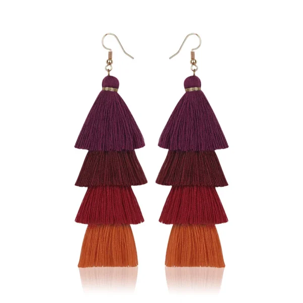 Heda464f3df6146fa80b941038eee0761i.webp Boho Tiered Tassel Statement Earrings
