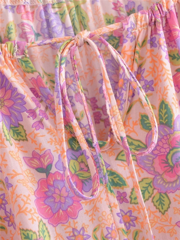 Hf596bfeb19544c30899830946b6dab2dV.webp Wanderlust Tie-Neck Floral Peasant Maxi Dress