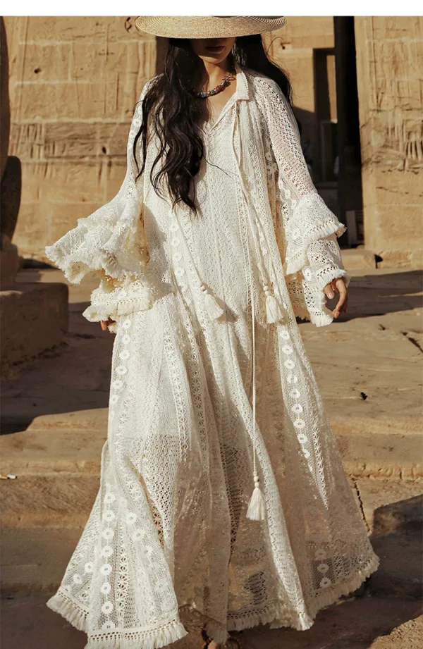 O1CN01561EUp2D9k8VZbm9L_78728567.webp Desert Muse Whimsical Tiered Ruffle Bell Sleeve Lace Maxi Dress