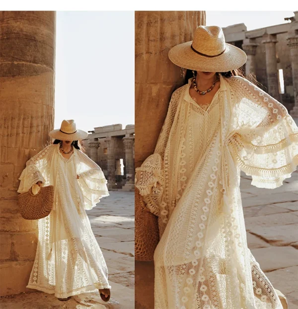 O1CN01cBheTY2D9k8WLkmP8_78728567.webp Desert Muse Whimsical Tiered Ruffle Bell Sleeve Lace Maxi Dress