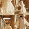 O1CN01uAqvUG2D9k8XgOM6w_78728567.webp Desert Muse Whimsical Tiered Ruffle Bell Sleeve Lace Maxi Dress