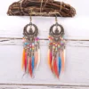 S0912087deab542e5b59736308be256959.webp Dreamcatcher-Inspired Boho Earrings with Colorful Bead Accents