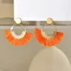 S0ae4b24d09084b778fa0a9ce519827e8W.webp Festival Spirit Fringe Hoop Earrings with Gold Accents