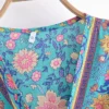 Summertime Flirt Floral Wrap Dress with Tie Waist
