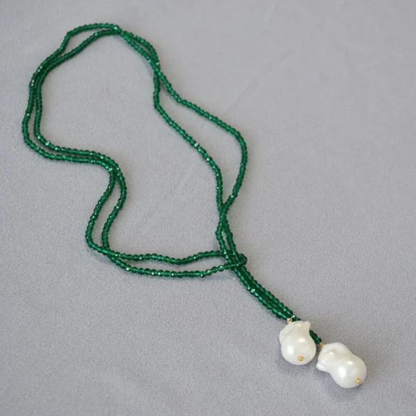 S0e20b950d4604ba08a38dc45043f1c7bi.webp Enchanted Lily Beaded Choker Necklace with Adjustable Length