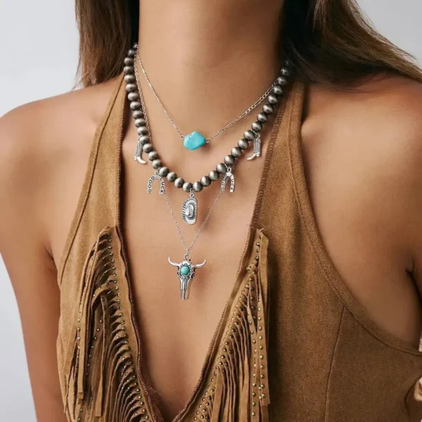 S0e72bbb18852436d9573c49b0224c7cf7.webp Santa Fe Layers Boho Layered Necklace with Charms
