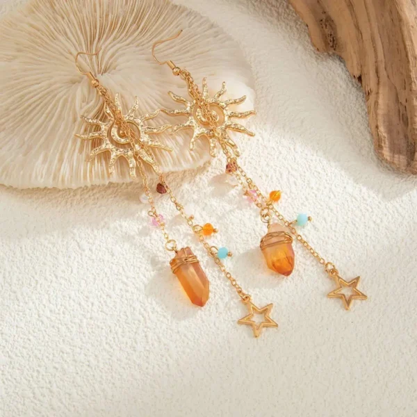 S11d6fbd903cf4fccbf55b1c9ecdcfa3ex.webp Sunshine in You Boho Earrings with Celestial Charm and Colorful Beads