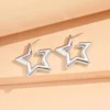 S17107652c4db49ddae2e21ad5bfa864bt.webp Irregular Crinkle Studs - Hammered Silver and Gold Earrings