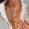 S1b9cb6858e48441e85cd9a0584ea61002.webp Divine Wanderer Layered Charm Necklace Set