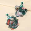 S1ff0c34569044f0a94e6b8b1685099e5k.webp Radiant Blooms Floral Statement Earrings with Layered Petals