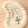 S20242313ecb042298f78ad1850819970B.webp Divine Wanderer Layered Charm Necklace Set